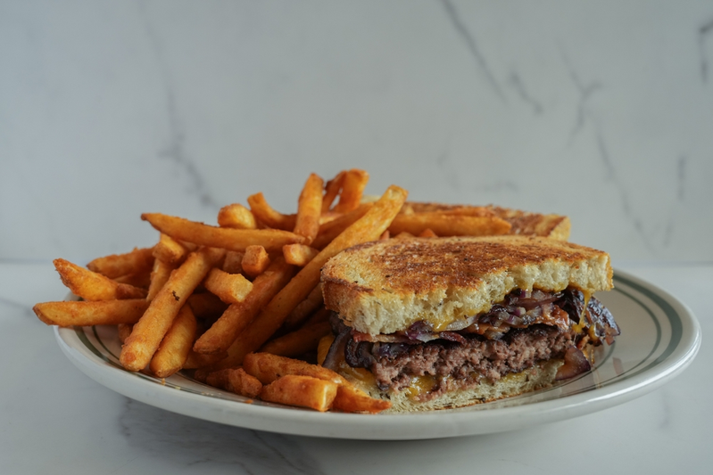 patty melt and fries