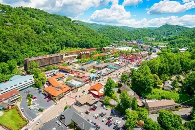 downtown during a day in Gatlinburg
