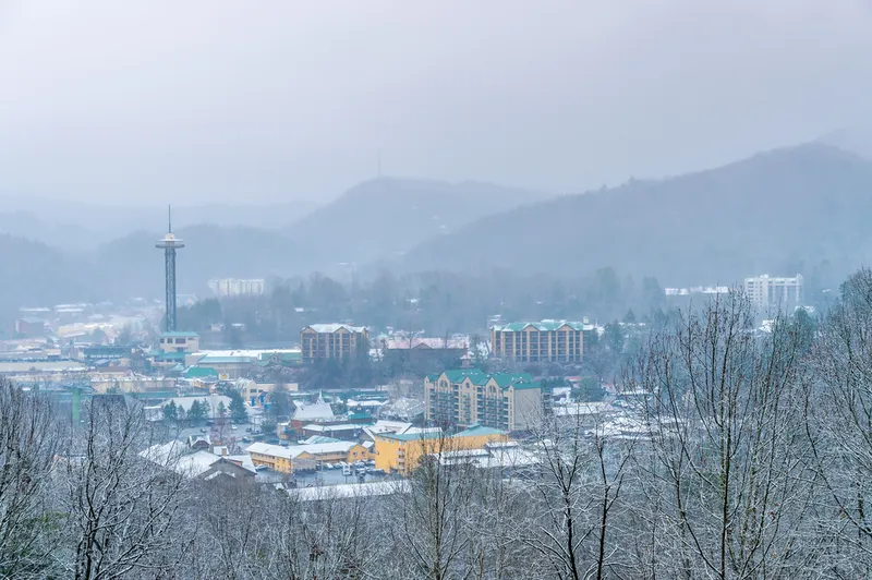 Gatlinburg in the winter