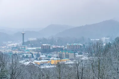 Gatlinburg in the winter
