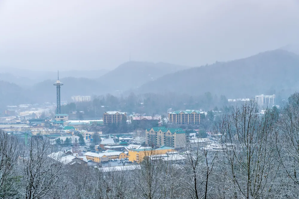 Gatlinburg in the winter