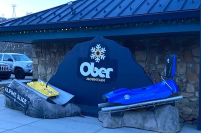 alpine slide at ober mountain