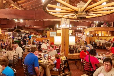 dining room at Log Cabin Pancake House