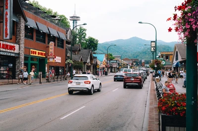strolling the Parkway is one of the best things to do in Gatlinburg in spring