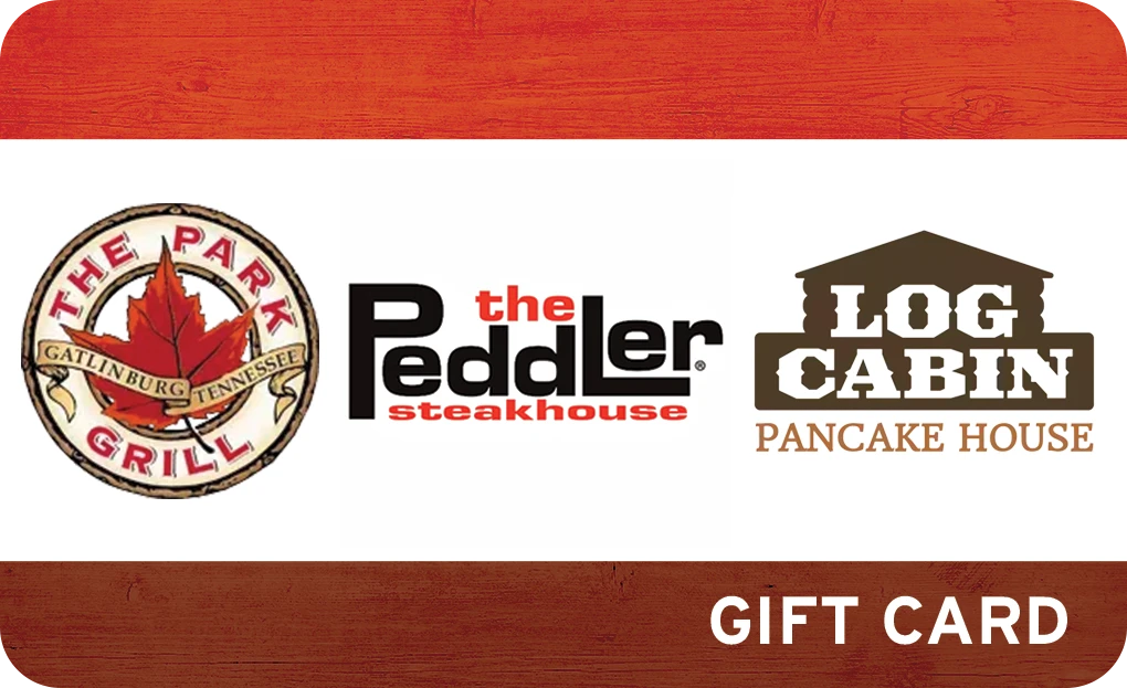 Log Cabin Pancake House, The Park Grill, The Peddler Gift Card